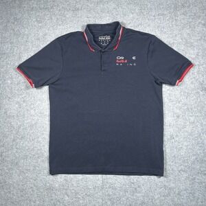 Oracle Red Bull Racing Polo Shirt Mens Large Navy Formula 1 Team Logo Clique New